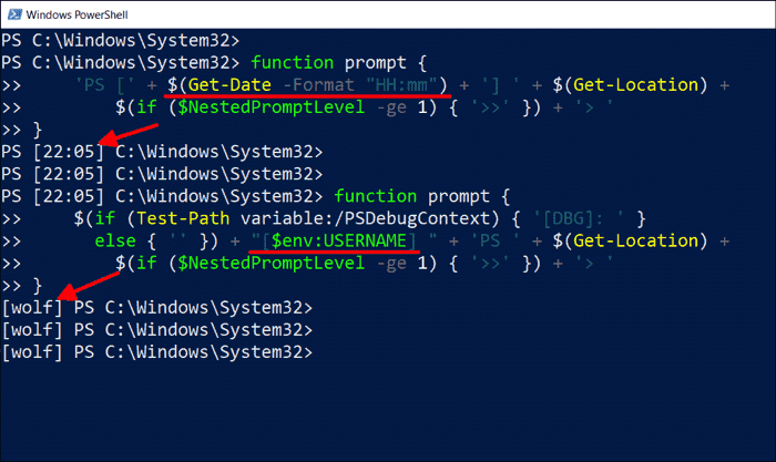 4sysops.com: how to change the PowerShell prompt (Mirror)